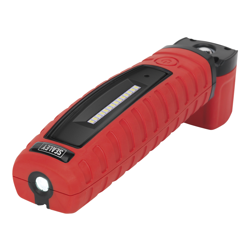Rechargeable 360° Inspection Light 8W & 3W SMD LED - Red