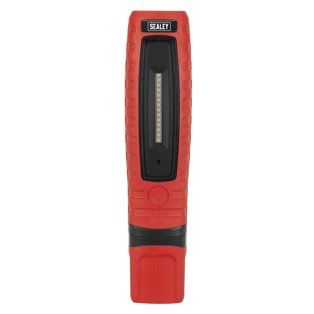 Rechargeable 360° Inspection Light 8W & 3W SMD LED - Red