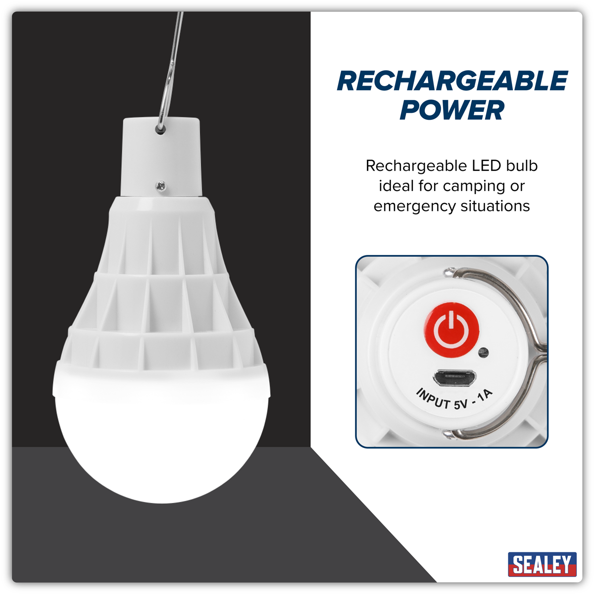 Rechargeable Bulb 3W SMD LED