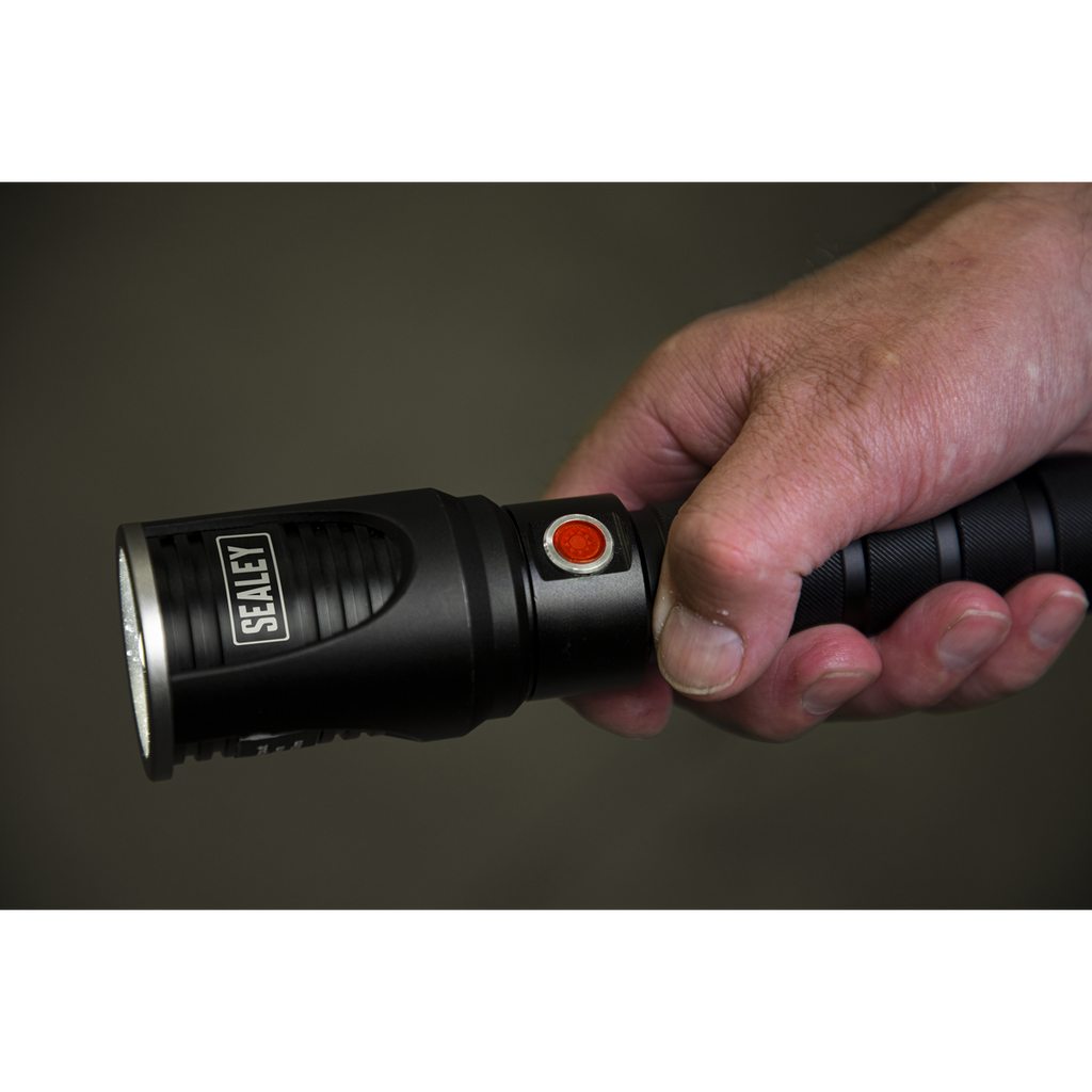Rechargeable Aluminium Torch with Adjustable Focus 10W SMD L