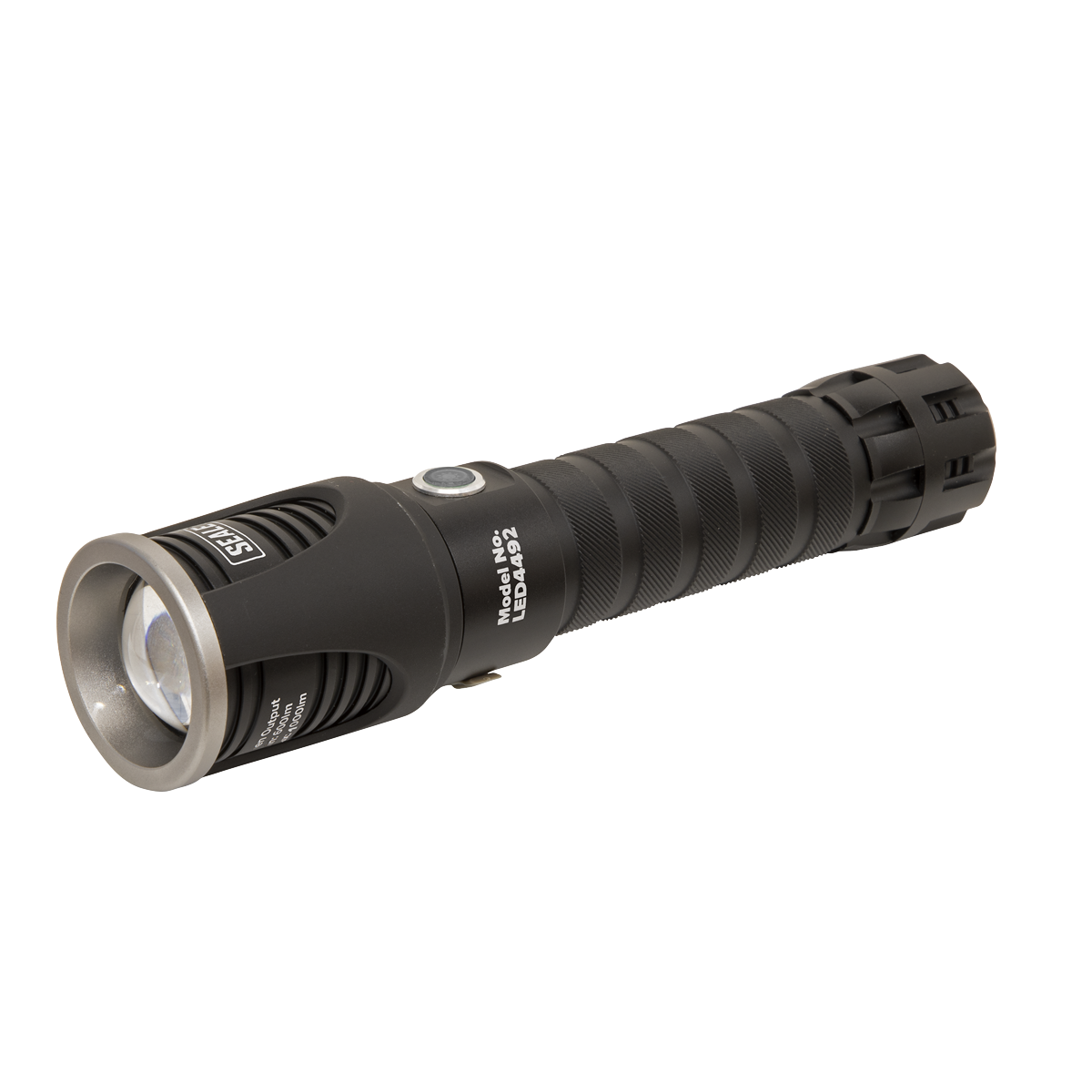 Rechargeable Aluminium Torch with Adjustable Focus 10W SMD L