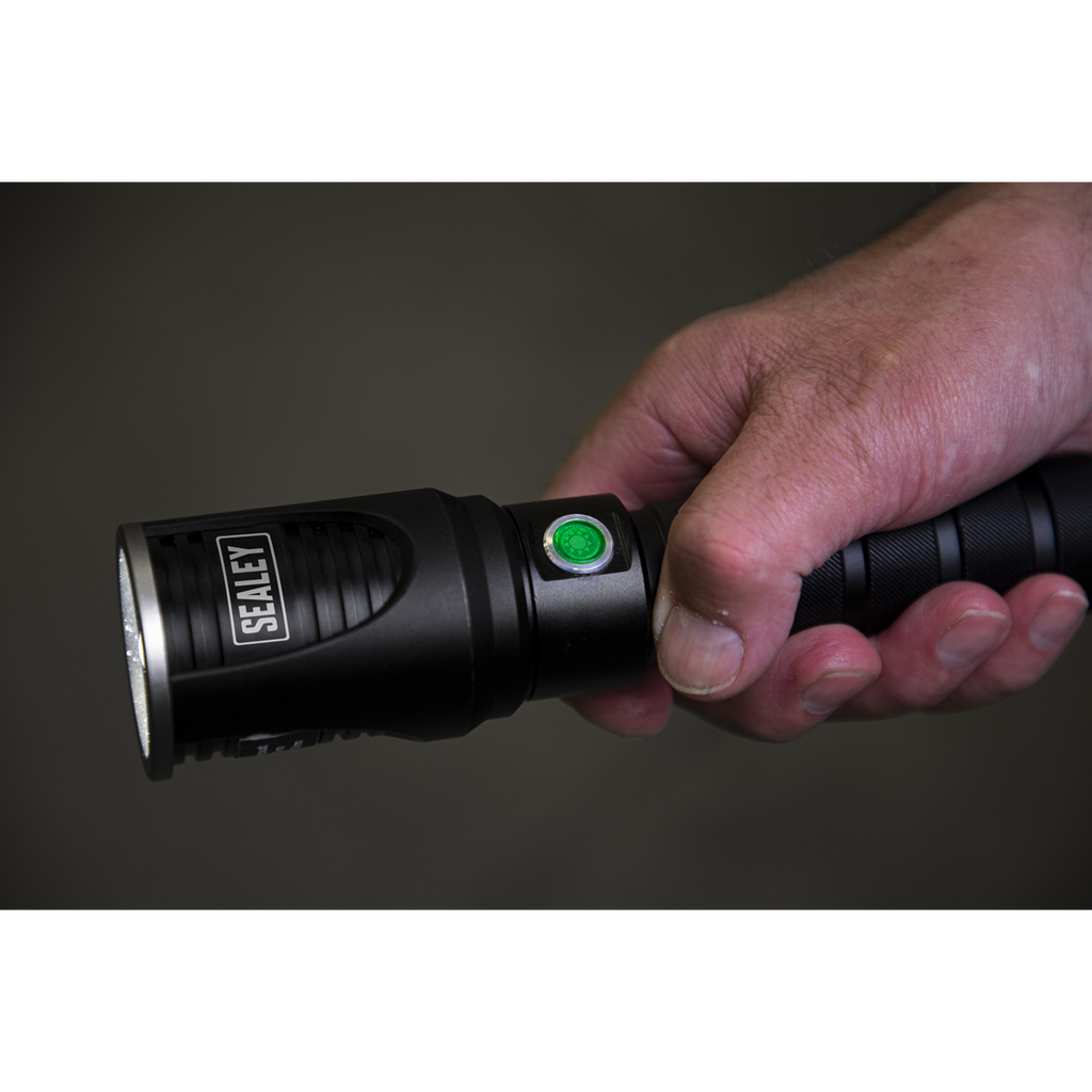 Rechargeable Aluminium Torch with Adjustable Focus 20W SMD L
