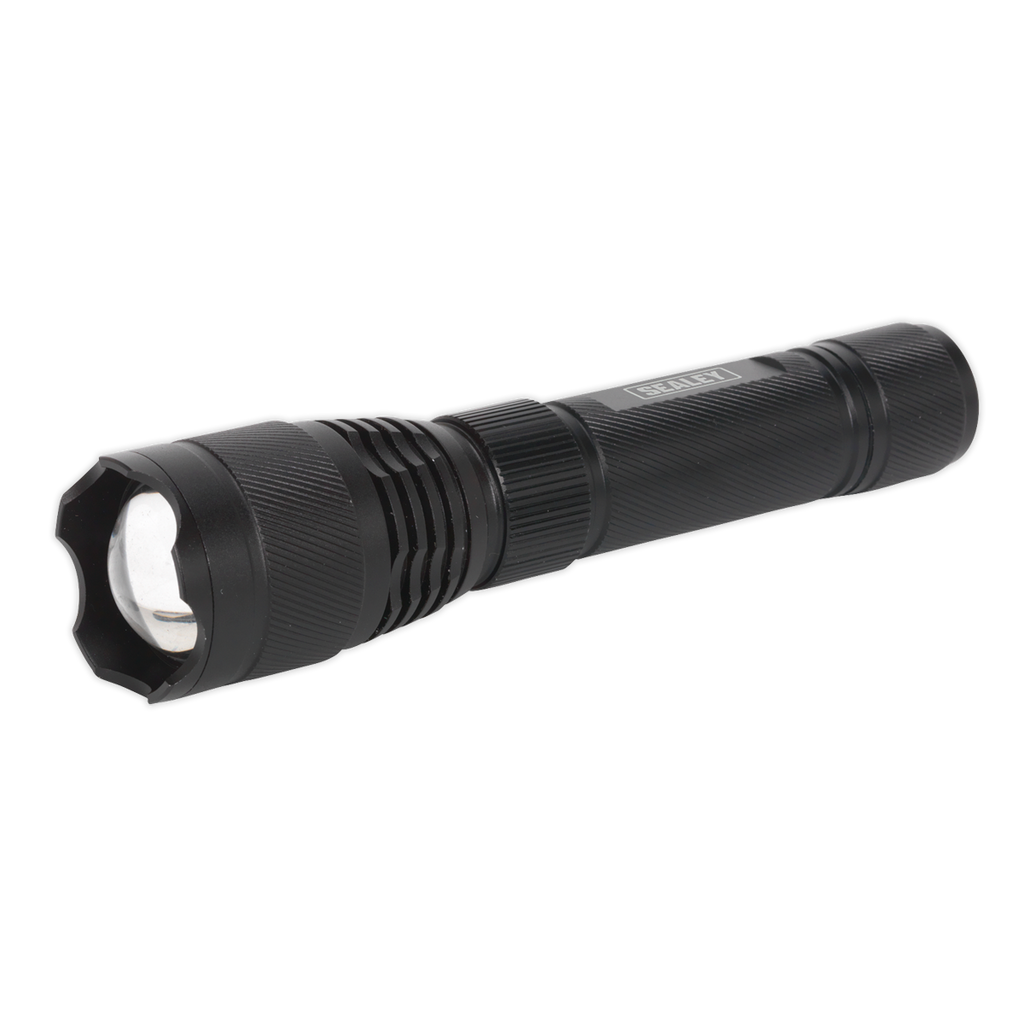 Rechargeable Aluminium Torch with Adjustable Focus 10W SMD L