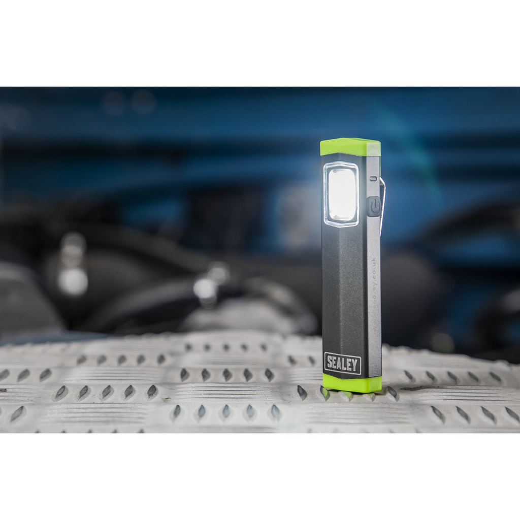 Rechargeable Mini Super Beam Aluminium Pocket Light 3W COB LED