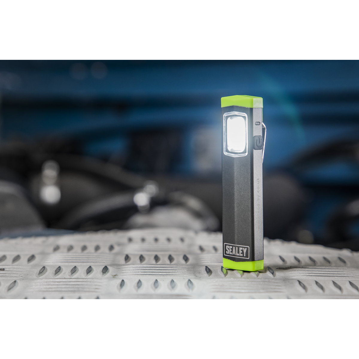 Rechargeable Mini Super Beam Aluminium Pocket Light 3W COB LED