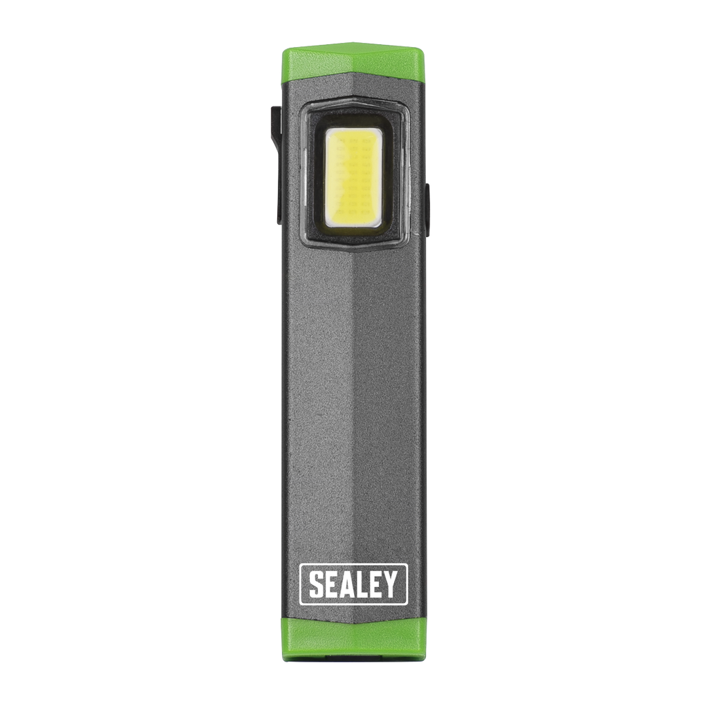 Rechargeable Mini Super Beam Aluminium Pocket Light 3W COB LED