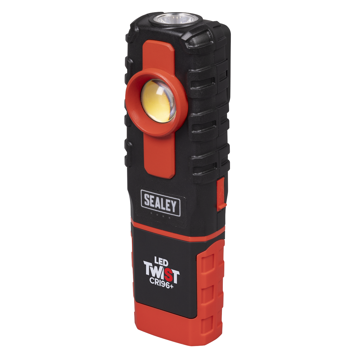LED Twist Rechargeable Inspection Light 6W COB LED & 1W SMD LED Colour Match CRI 96+