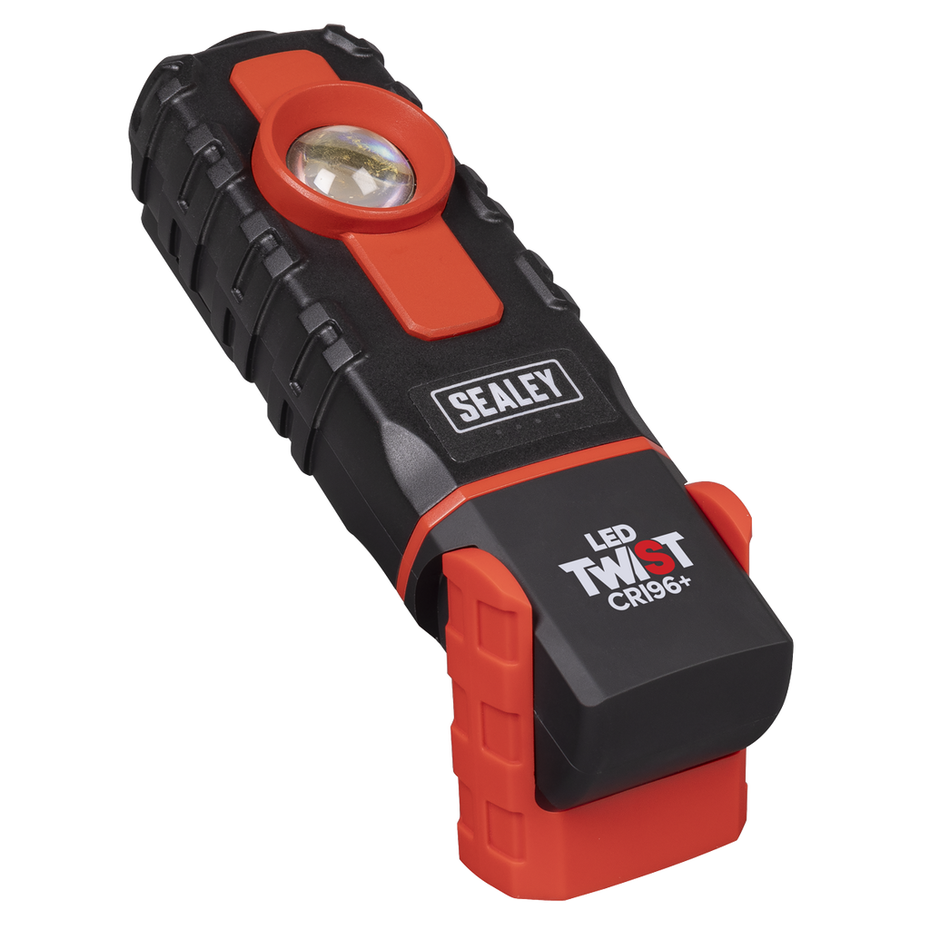 LED Twist Rechargeable Inspection Light 6W COB LED & 1W SMD