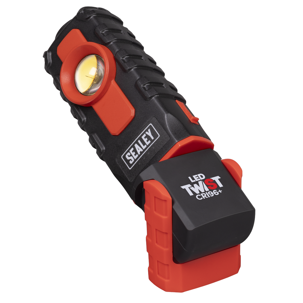 LED Twist Rechargeable Inspection Light 6W COB LED & 1W SMD