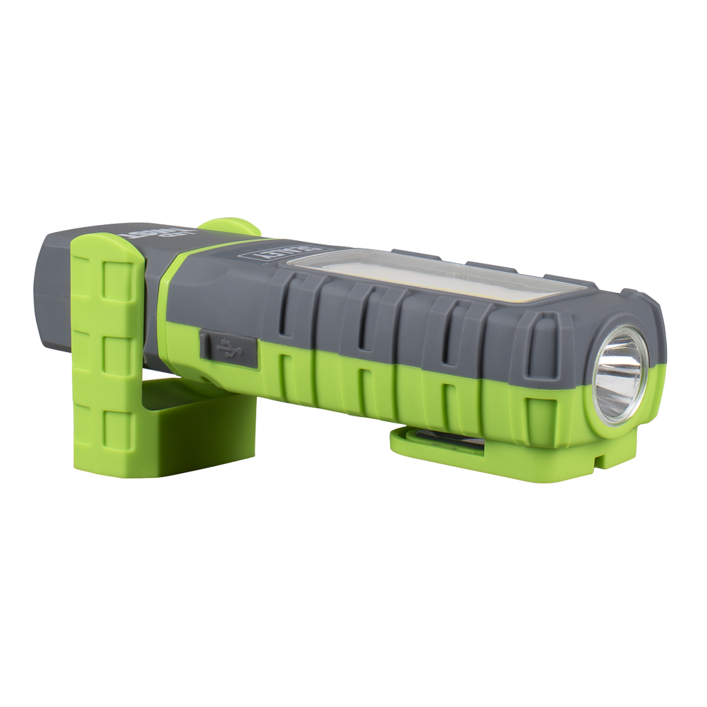 LED Twist Rechargeable Inspection Light, Green - Box of 12