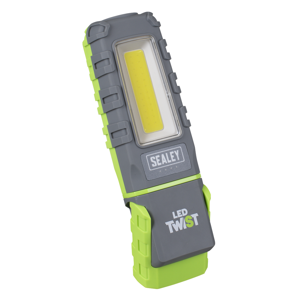 LED Twist Rechargeable Inspection Light, Green - Box of 12