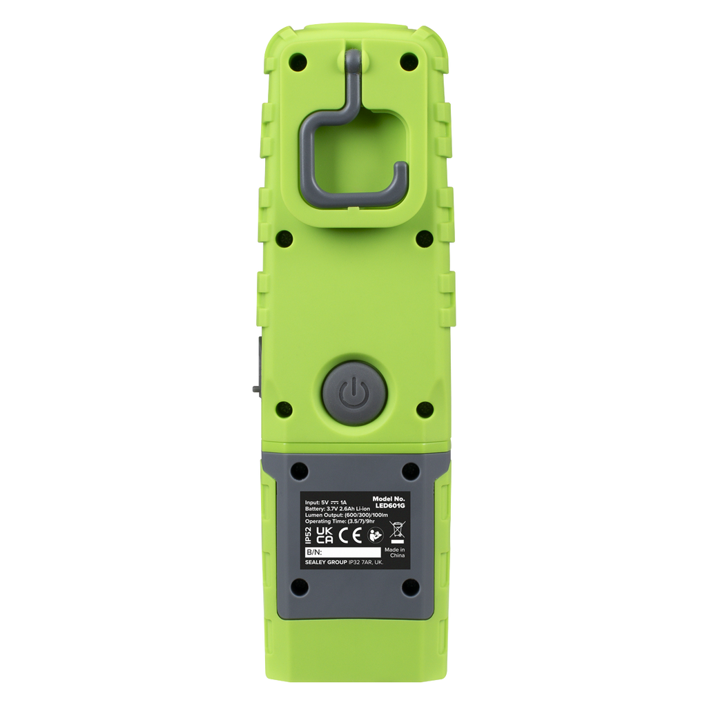 LED Twist Rechargeable Inspection Light, Green - Box of 12