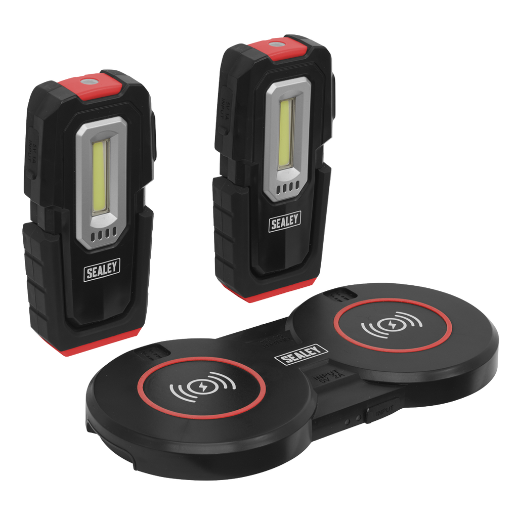 Inspection Light (x2) with Double Wireless Charging Base 3W