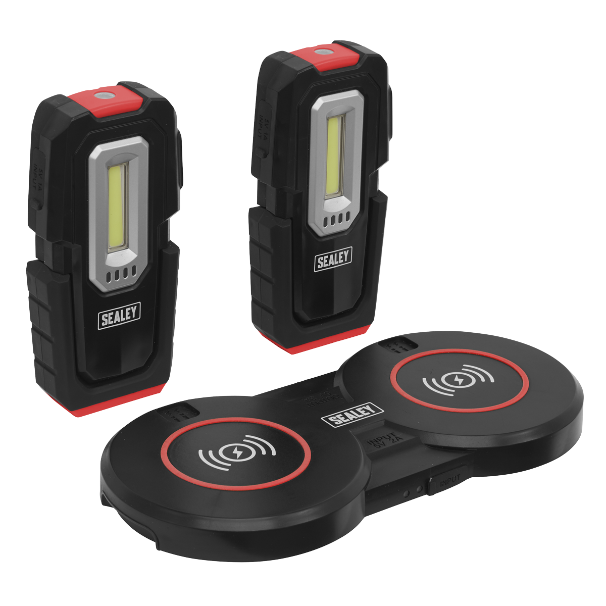 Inspection Light (x2) with Double Wireless Charging Base 3W