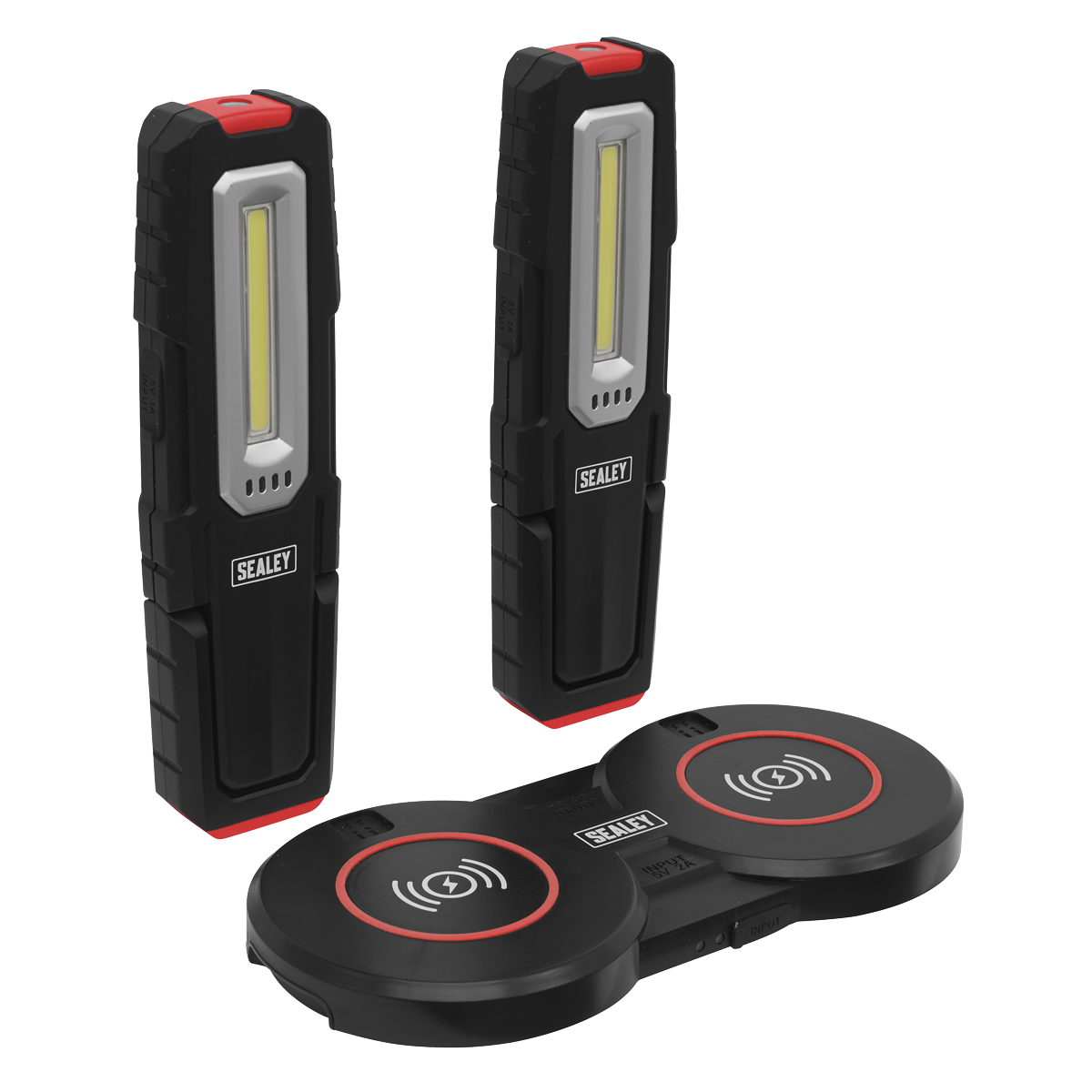 Inspection Light (x2) with Double Wireless Charging Base 5W