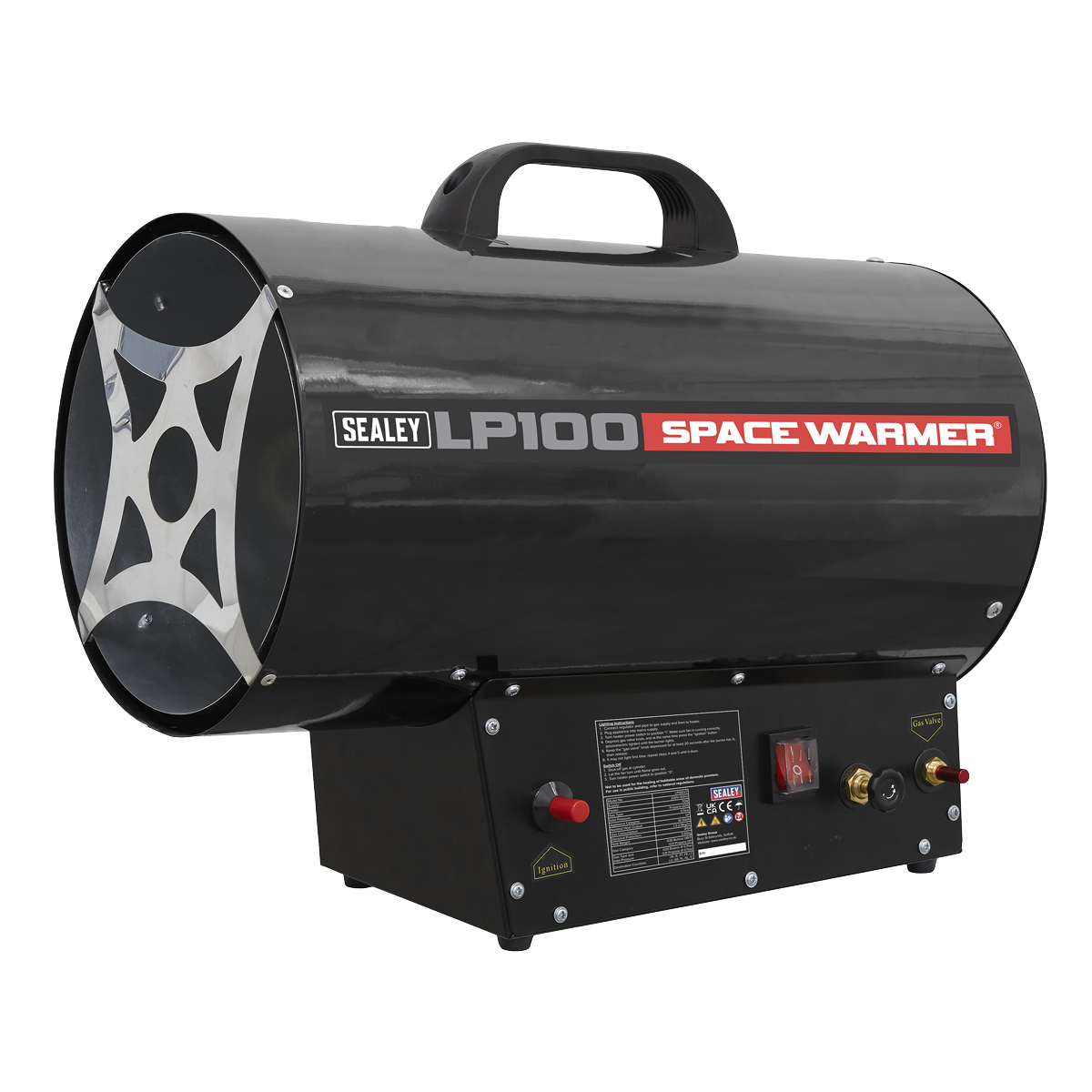 Space Warmer® Propane Heater, 61,000-102,000BTU/hr (LP100)