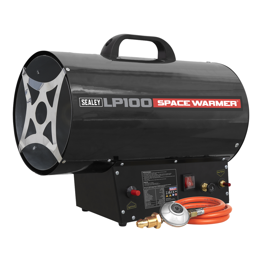 Space Warmer® Propane Heater, 61,000-102,000BTU/hr (LP100)