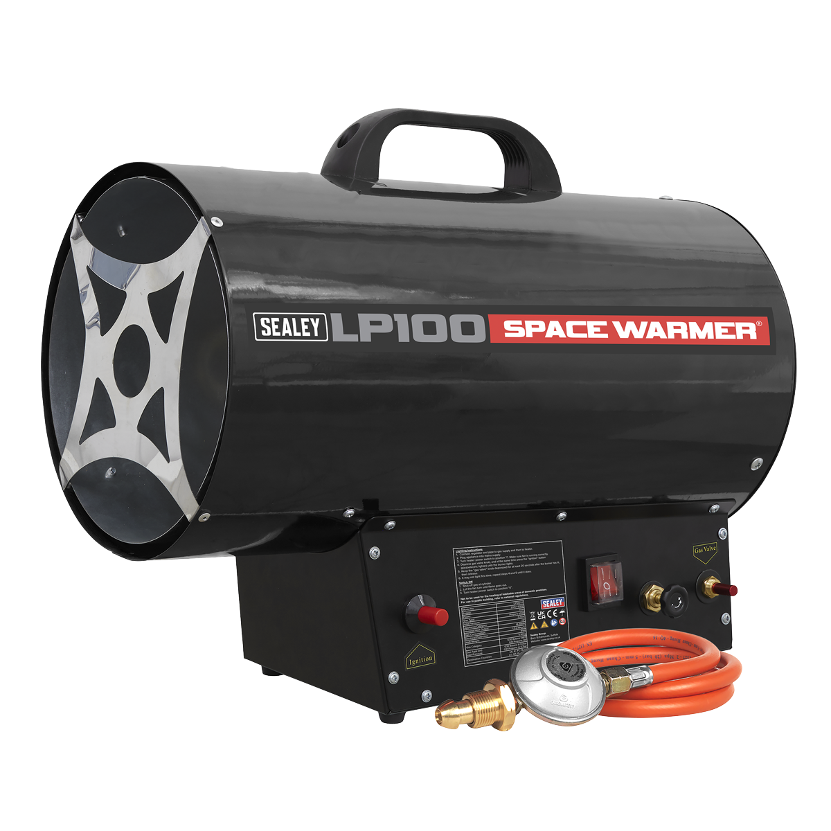Space Warmer® Propane Heater, 61,000-102,000BTU/hr (LP100)