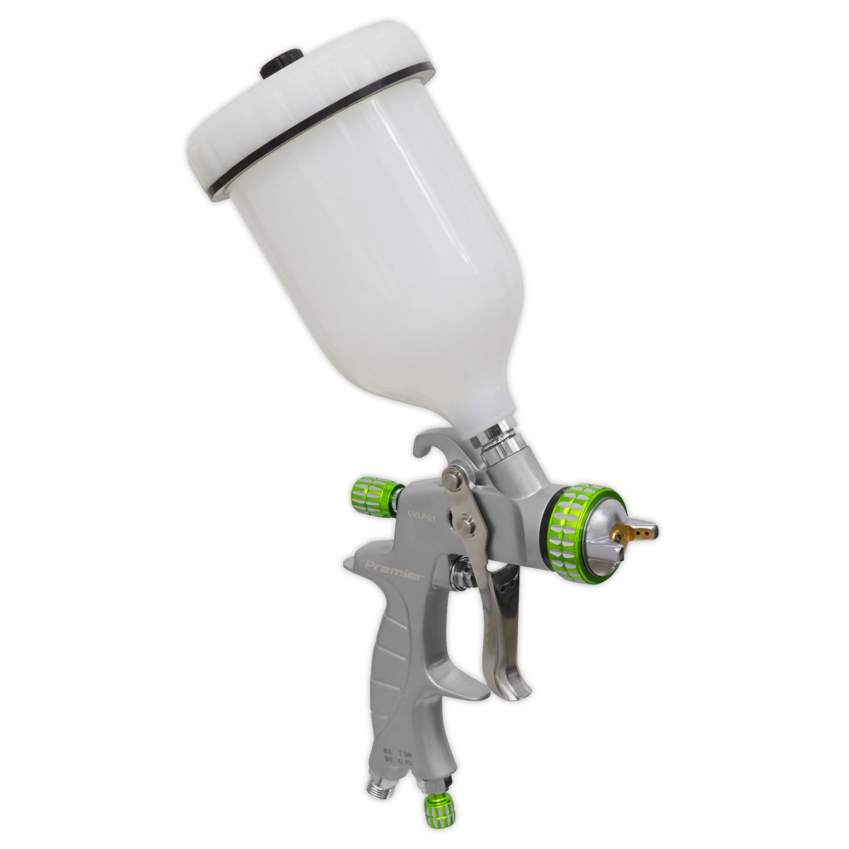 Premier Professional LVLP Gravity Feed Spray Gun 1.4mm Set-Up