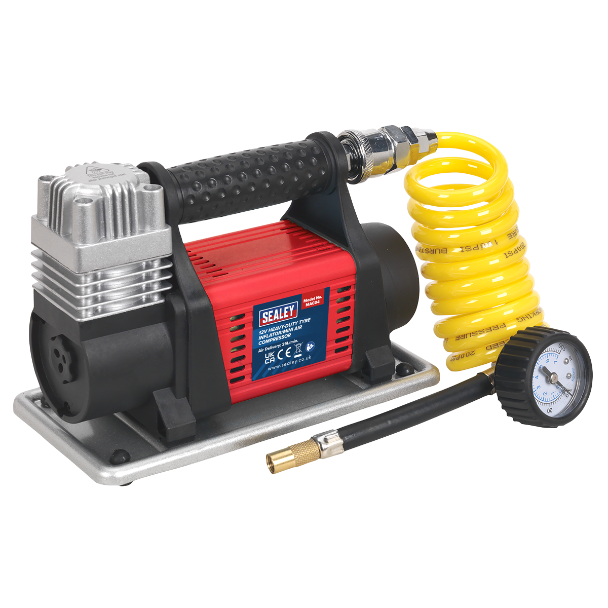 Heavy-Duty Tyre Inflator/Mini Air Compressor 12V