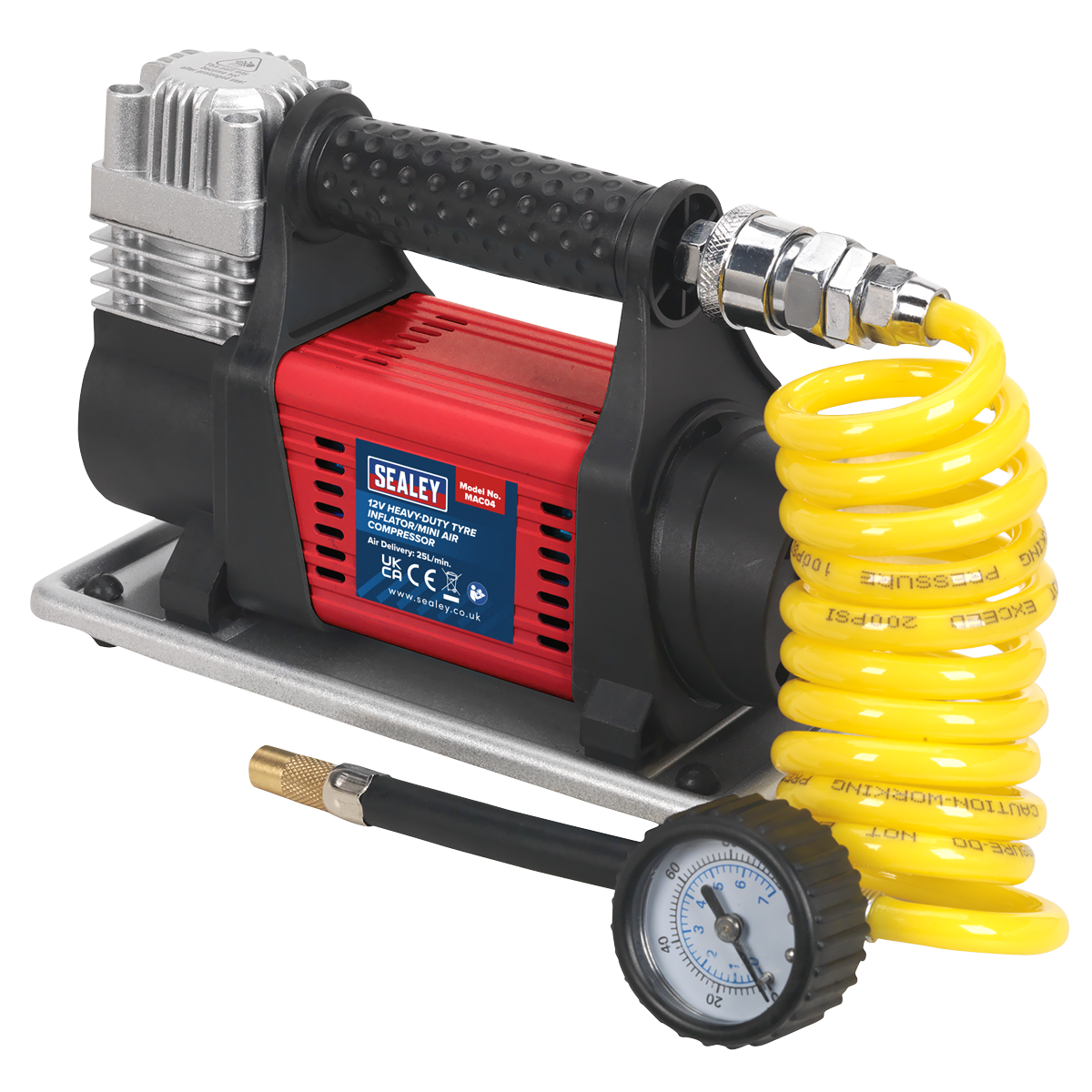 Heavy-Duty Tyre Inflator/Mini Air Compressor 12V