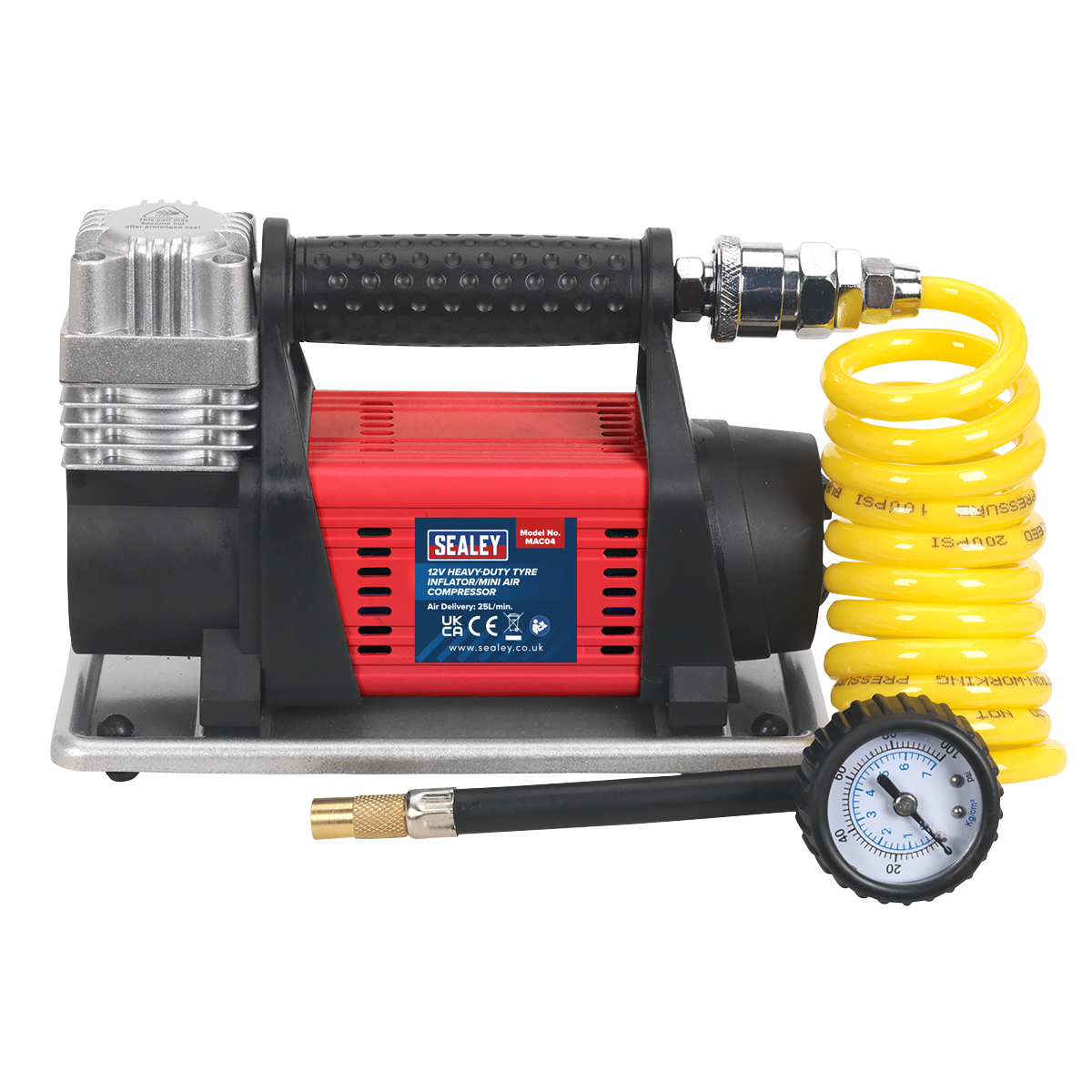Heavy-Duty Tyre Inflator/Mini Air Compressor 12V