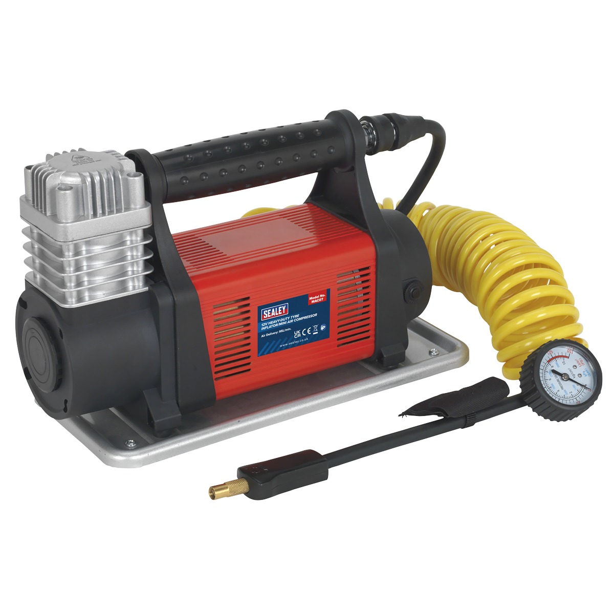 Heavy-Duty Tyre Inflator/Mini Air Compressor 12V