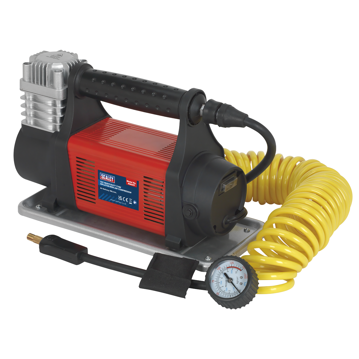 Heavy-Duty Tyre Inflator/Mini Air Compressor 12V