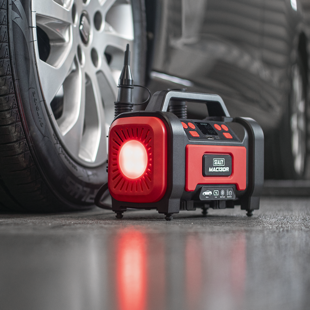 Rechargeable Tyre Inflator & High Volume Air Pump 12V