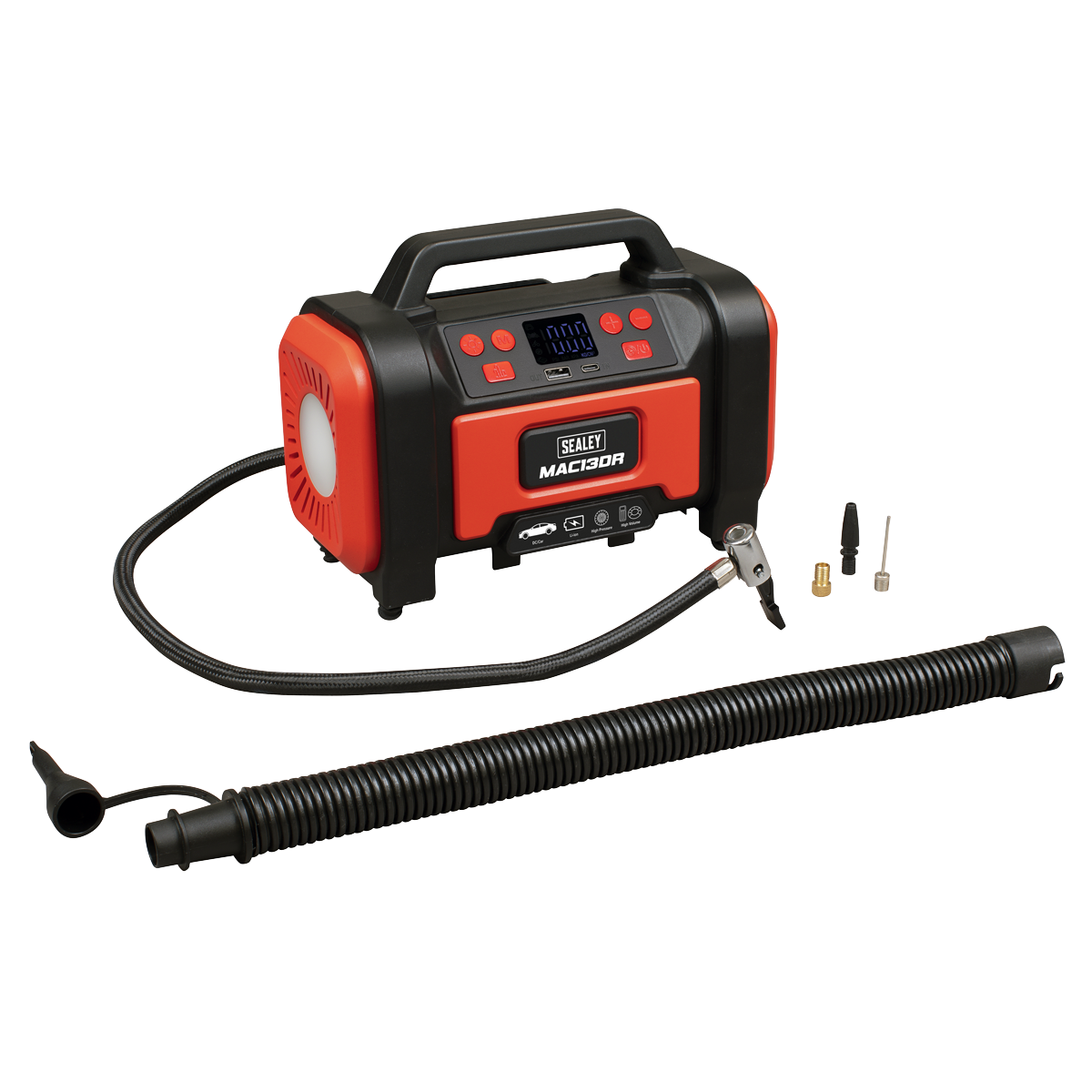 Rechargeable Tyre Inflator & High Volume Air Pump 12V