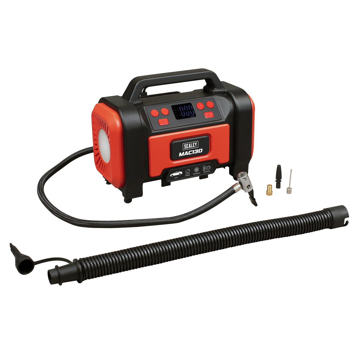 Tyre Inflator & High-Volume Air Pump 12V/230V AC