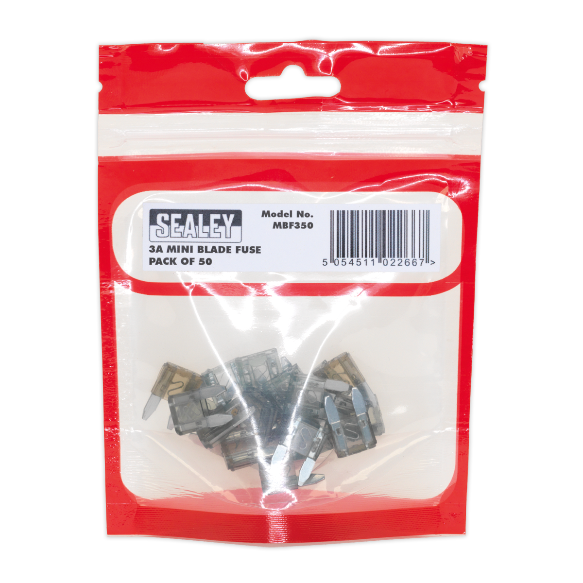 Automotive MINI Blade Fuse 3A - Pack of 50