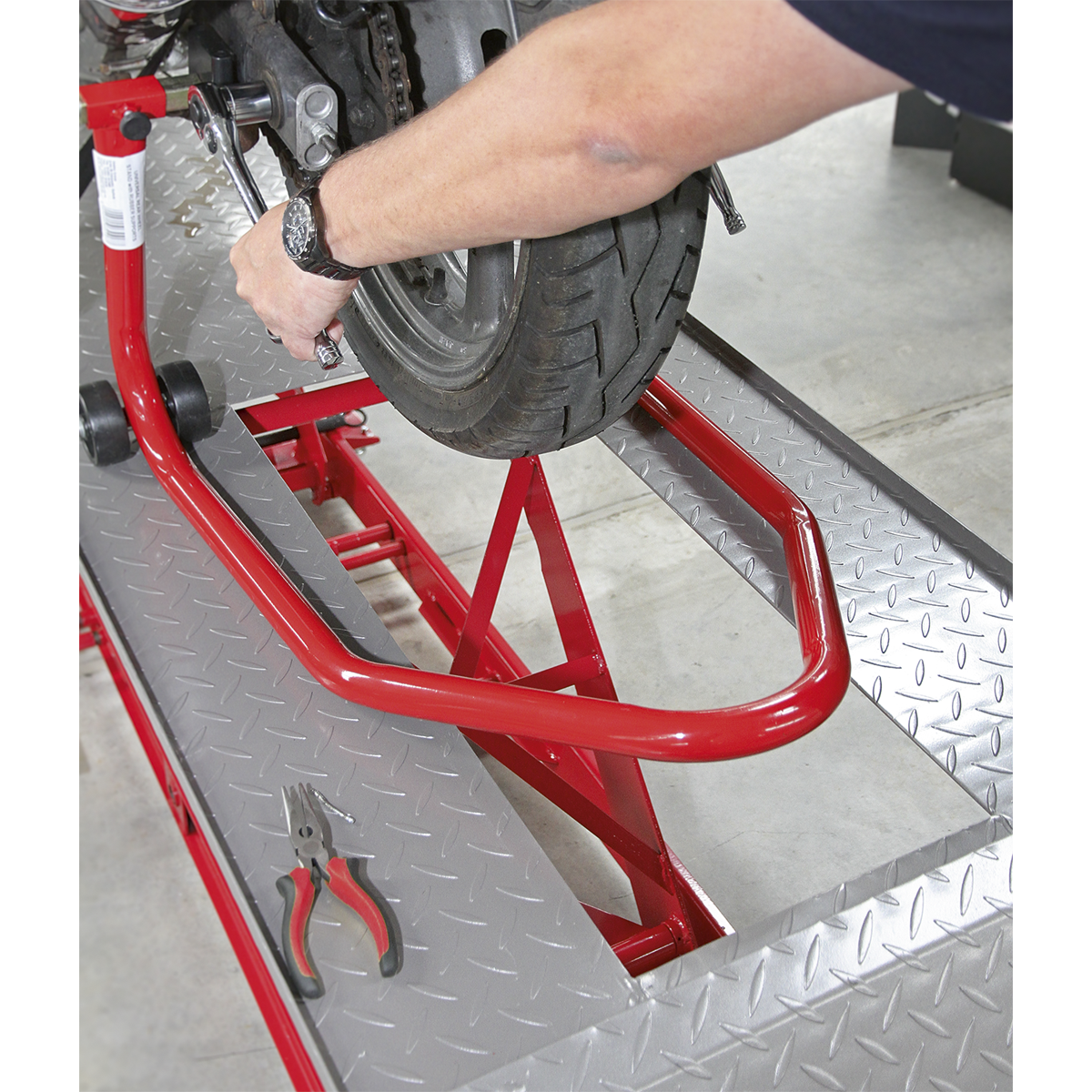 Hydraulic Motorcycle Lift 454kg Capacity