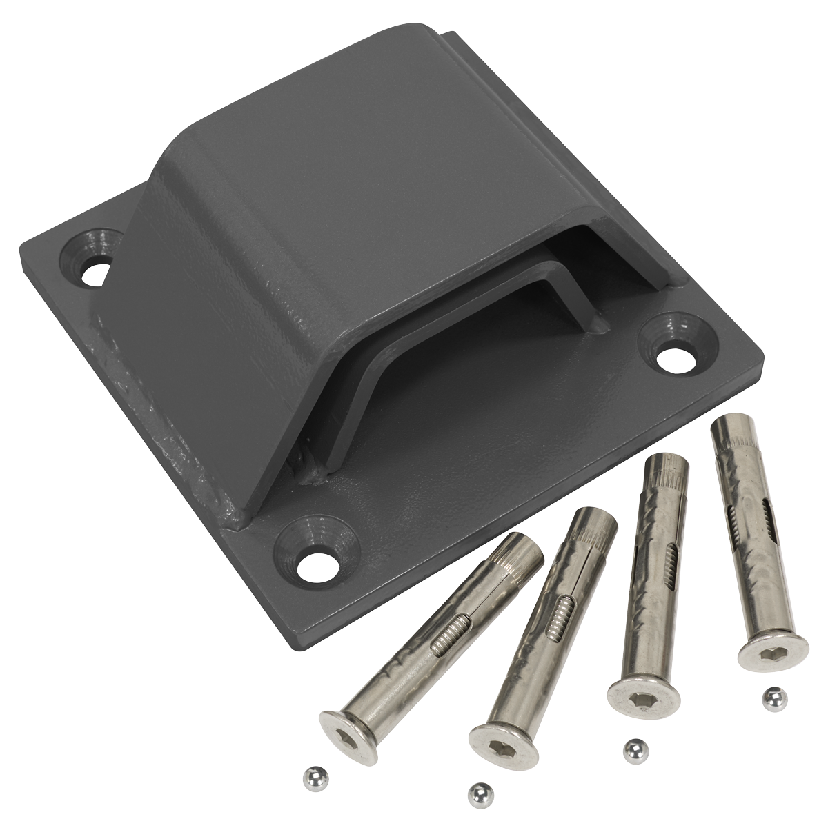 Motorcycle Ground Anchor with Twin Layer Protection