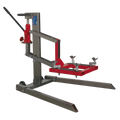 Single Post Hydraulic Portable Motorcycle Lift 450kg Capacity
