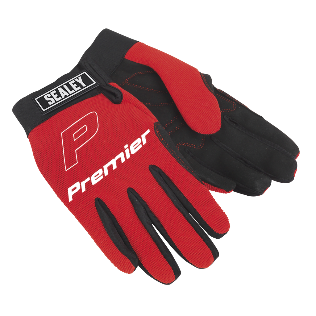 Premier Mechanic's Gloves Padded Palm (9) - Large Pair