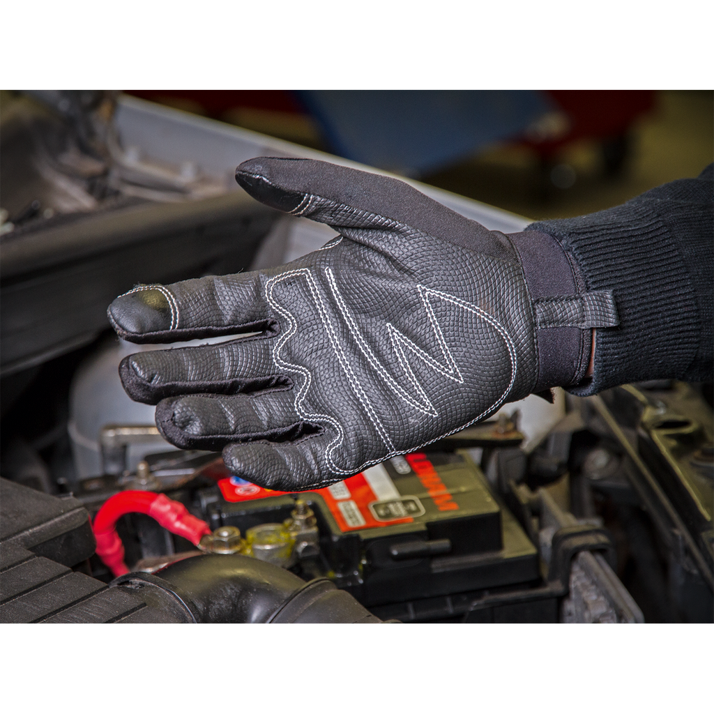 Premier Light Palm Tactouch Mechanic's Gloves (9) - Large