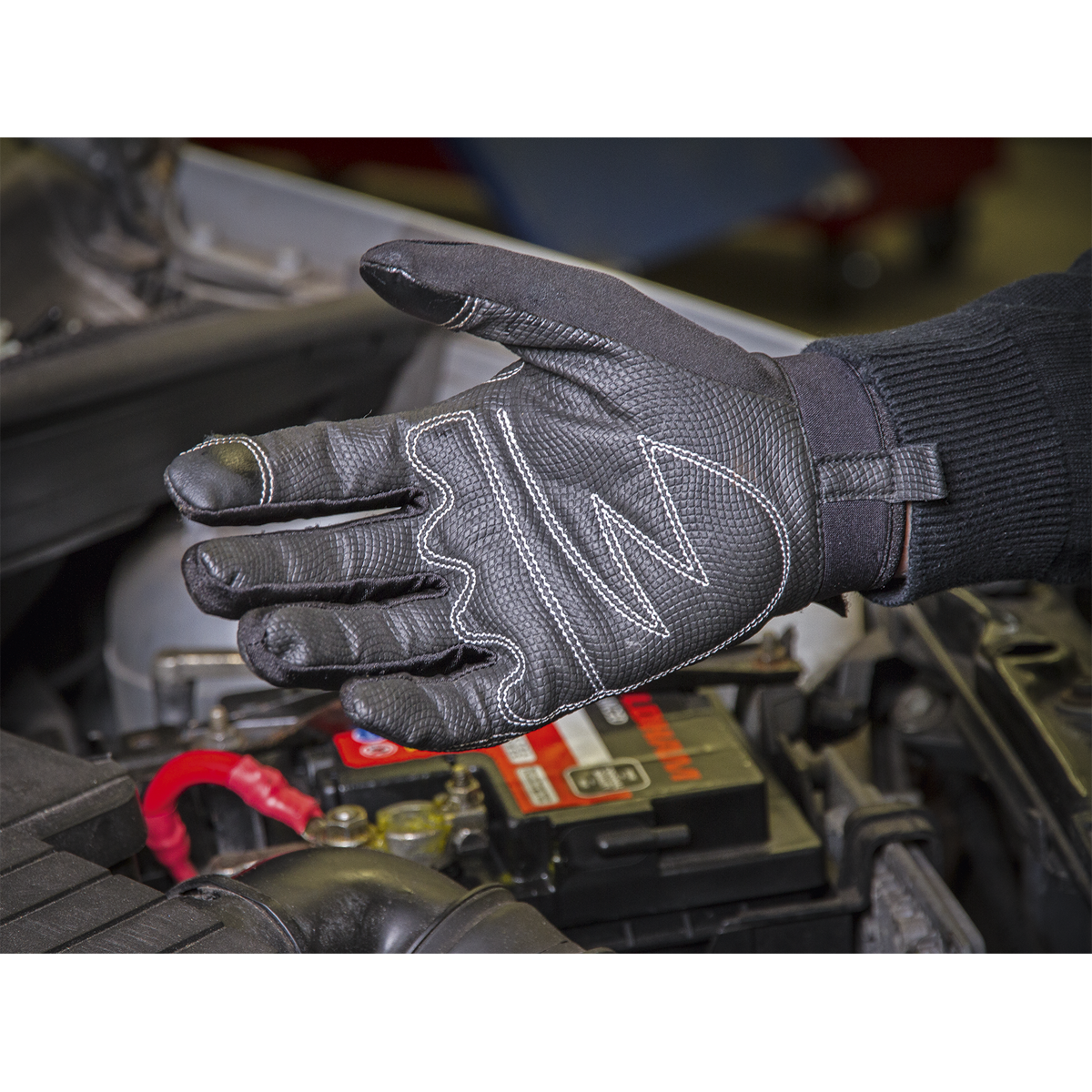 Premier Light Palm Tactouch Mechanic's Gloves (9) - Large