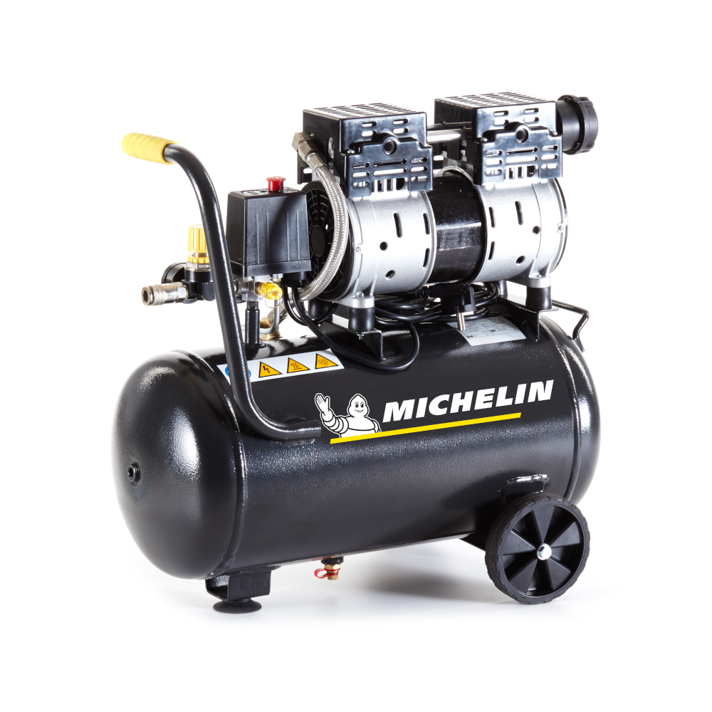 MICHELIN MX24/1 Oil Free Direct Drive Air Compressor, 24 Litre 0.75kW 1hp 230V