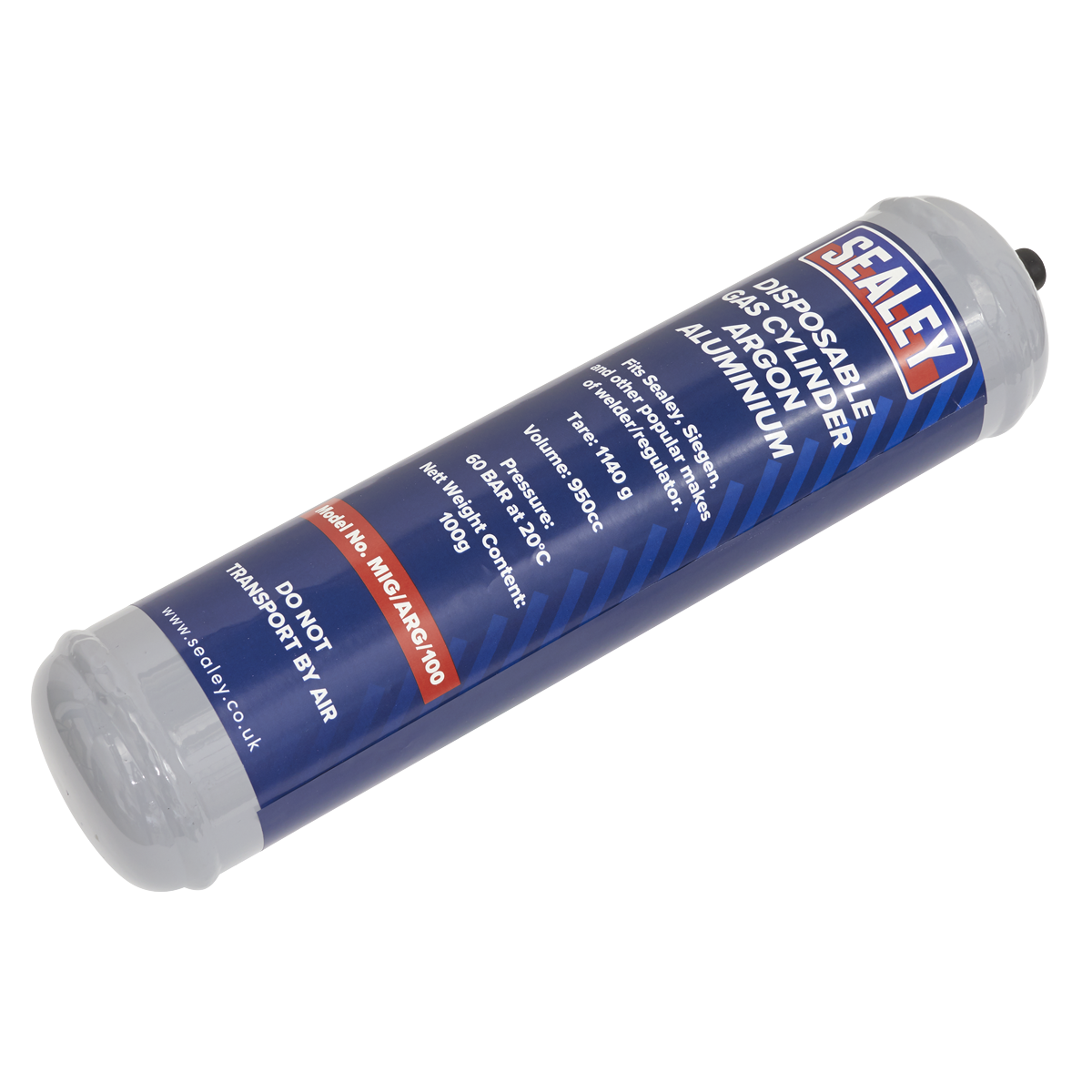 Disposable Argon Gas Cylinder 100g