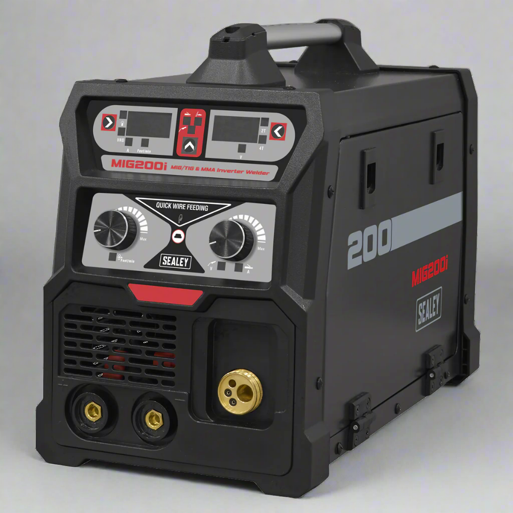 MIG/TIG & MMA (ARC/STICK) Inverter Welder, 200A (MIG200i)