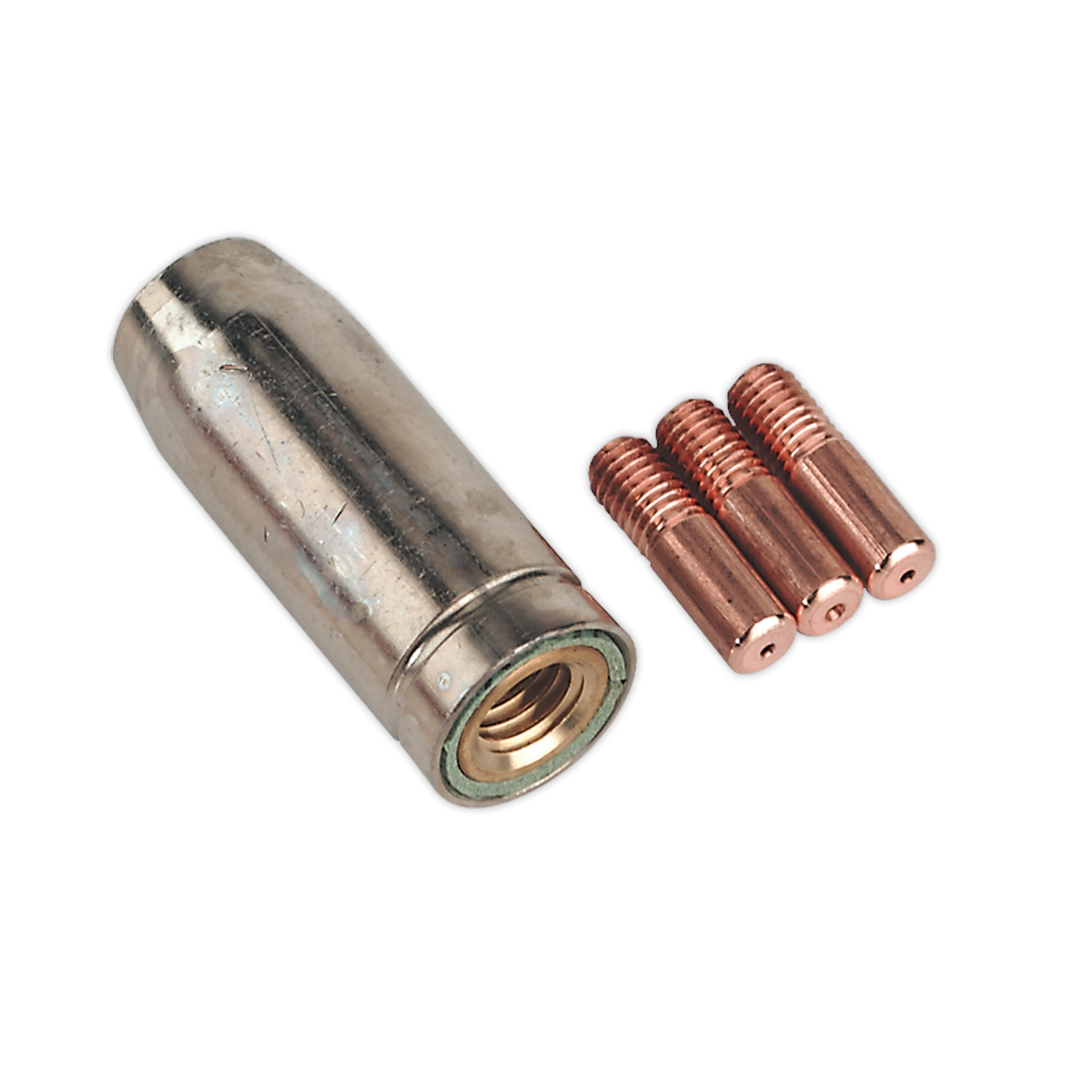 Conical Nozzle x 1 Contact Tip 0.8mm x 3 MB14