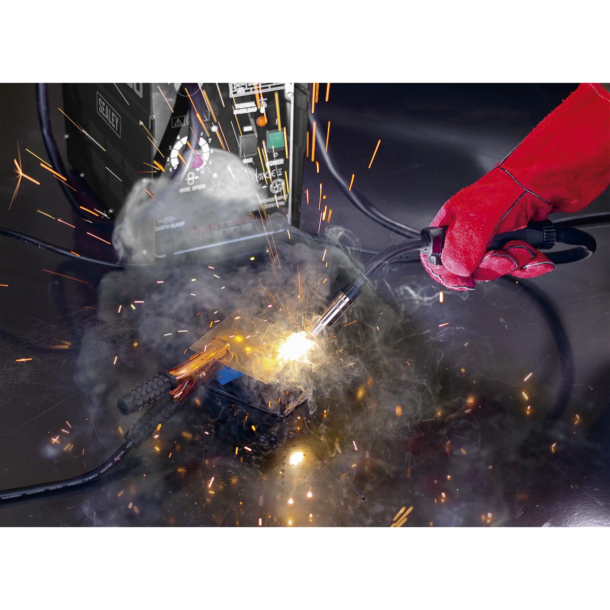 Gasless MIG Welder, 100A (MIGHTYMIG100)