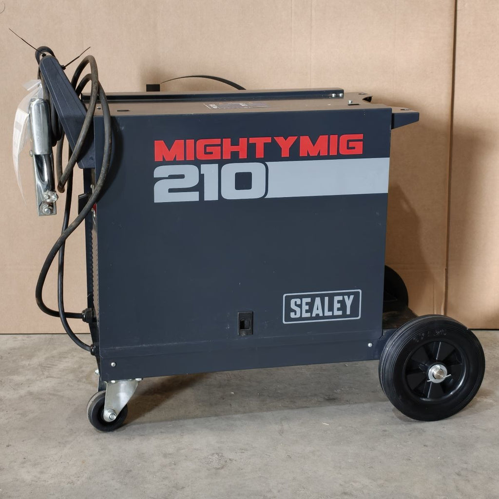 Professional Gas/Gasless MIG Welder with Euro Torch, 210A (MIGHTYMIG210) (Factory Refurbished D)