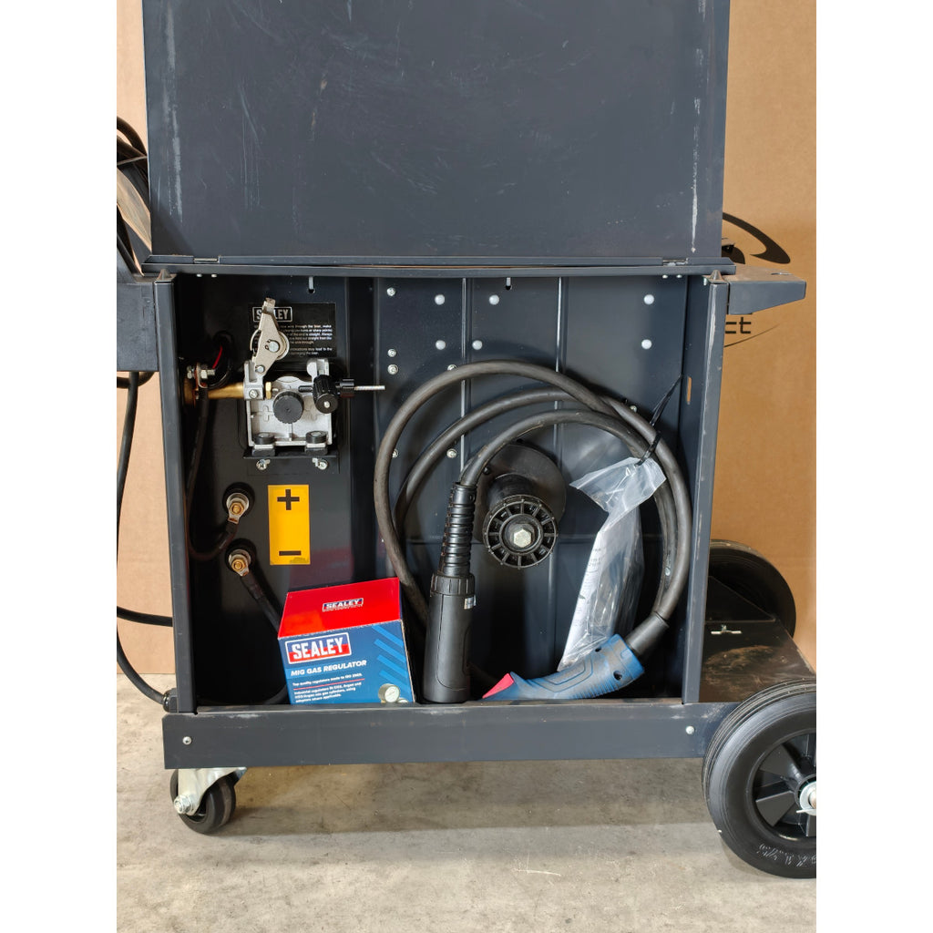 Professional Gas/Gasless MIG Welder with Euro Torch, 210A (MIGHTYMIG210) (Factory Refurbished D)