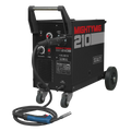 Professional Gas/Gasless MIG Welder with Euro Torch 210A