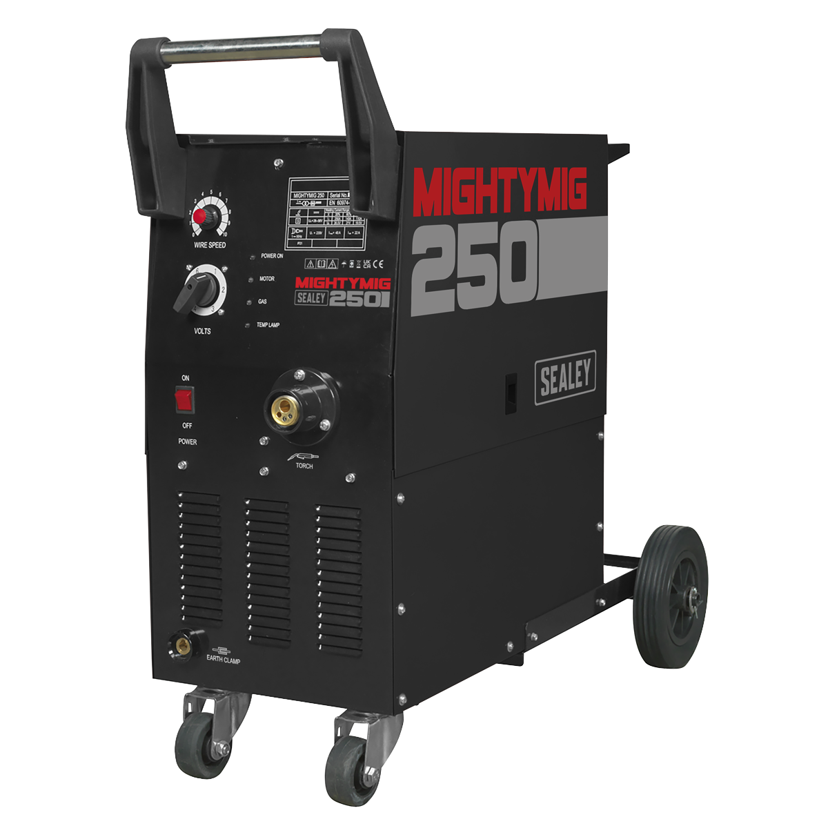Professional Gas/Gasless MIG Welder with Euro Torch 250A
