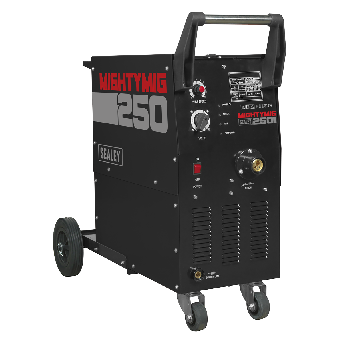 Professional Gas/Gasless MIG Welder with Euro Torch 250A