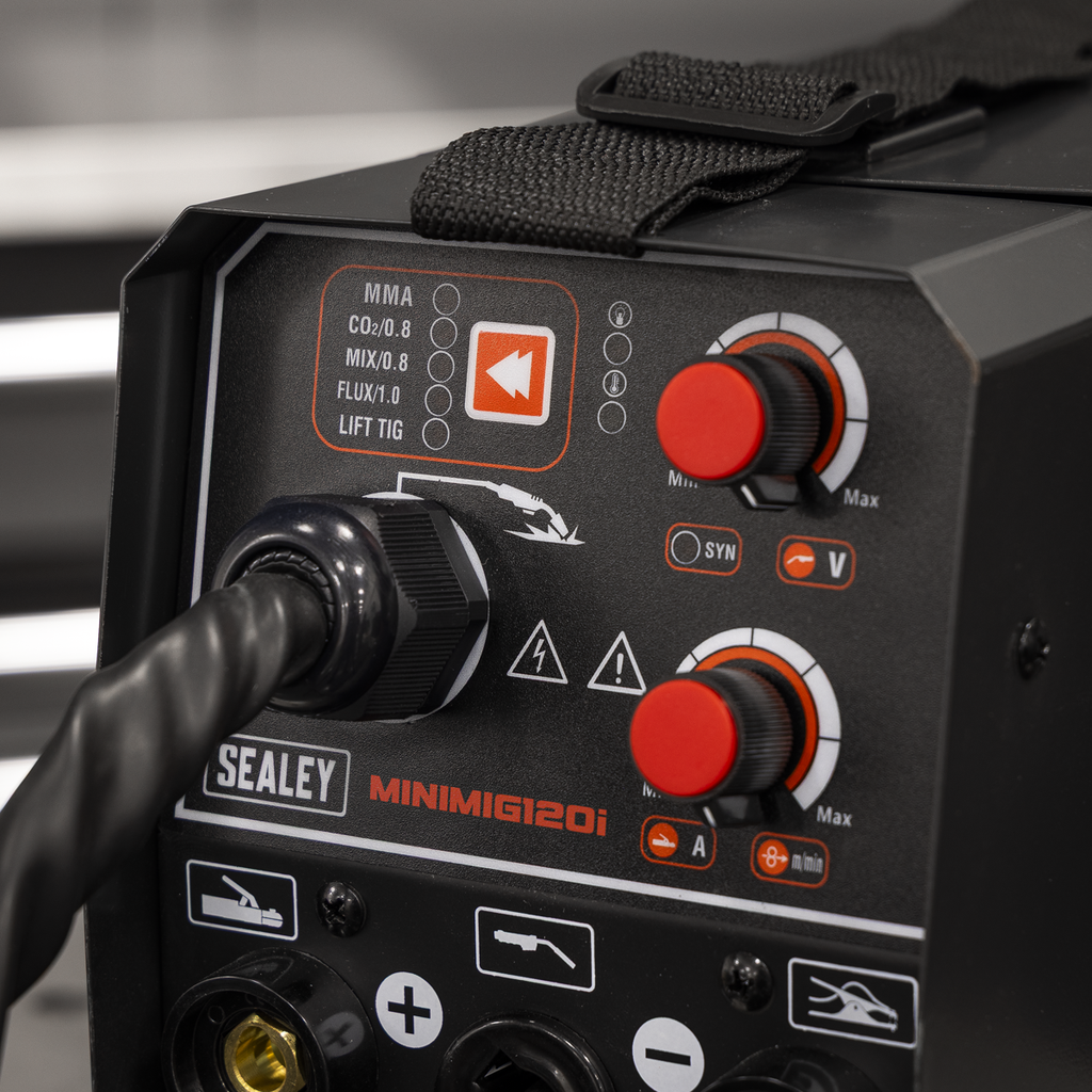 MIG/TIG & MMA (ARC/STICK) Inverter Welder, 120A (MINIMIG120i)