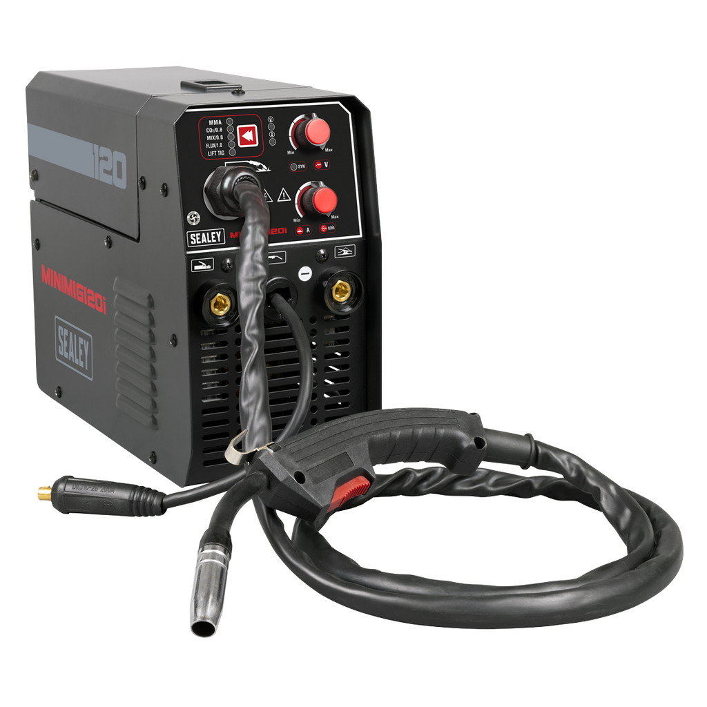 MIG/TIG & MMA (ARC/STICK) Inverter Welder, 120A (MINIMIG120i)